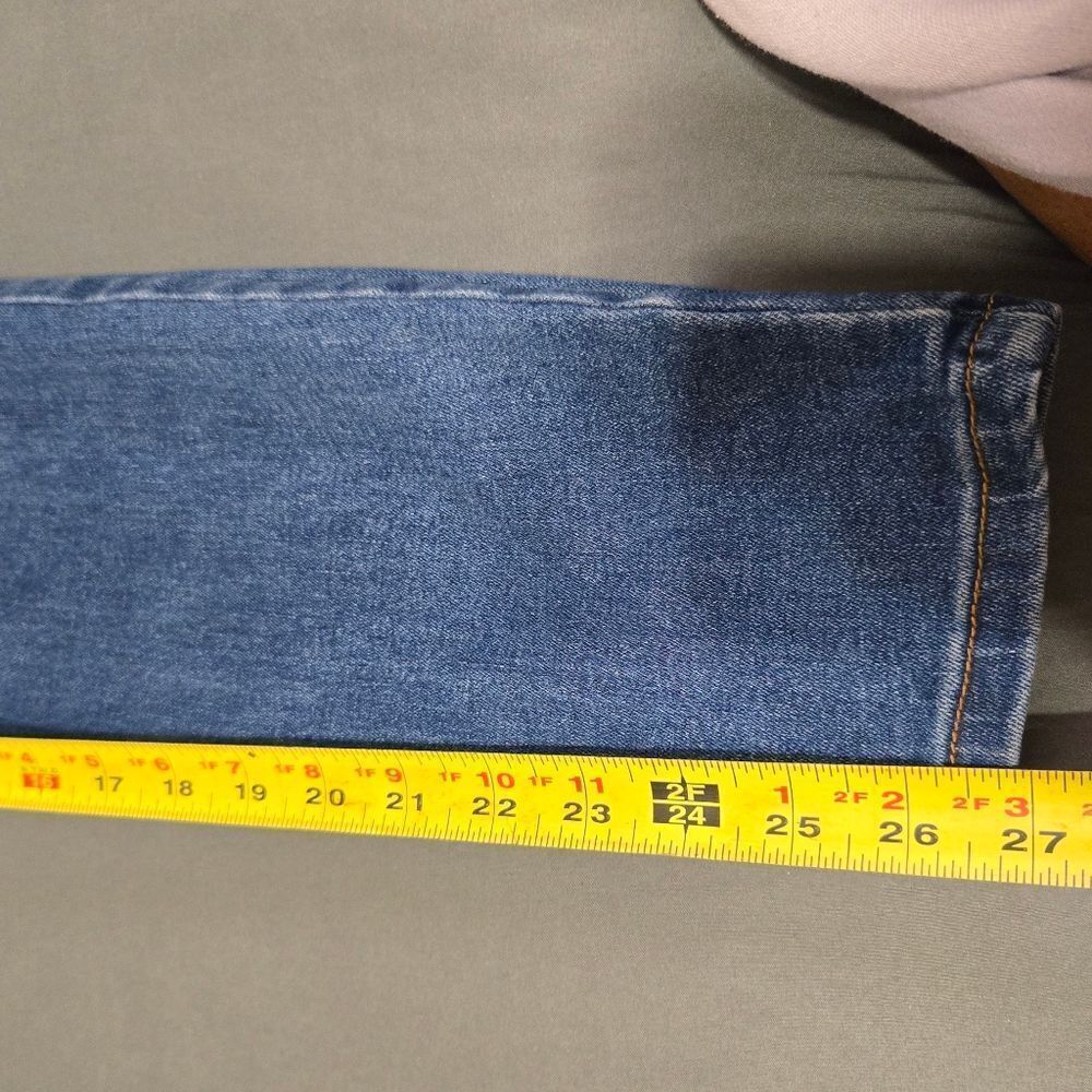 Indigo Poppy Maternity Butt Lifter Skinny with Side Elastics Jeans Sz Small 4-6 - Picture 10 of 11